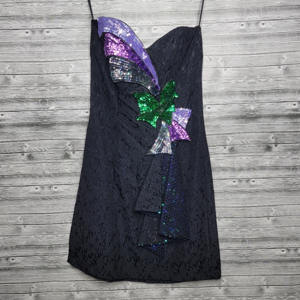 VINTAGE 90s Prom Dress Loralie Original Size 10 NWOT